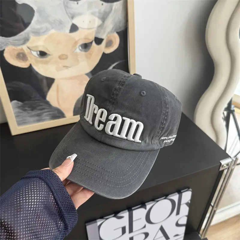 Women Korean Letter Embroidered Baseball Cap — feature 13