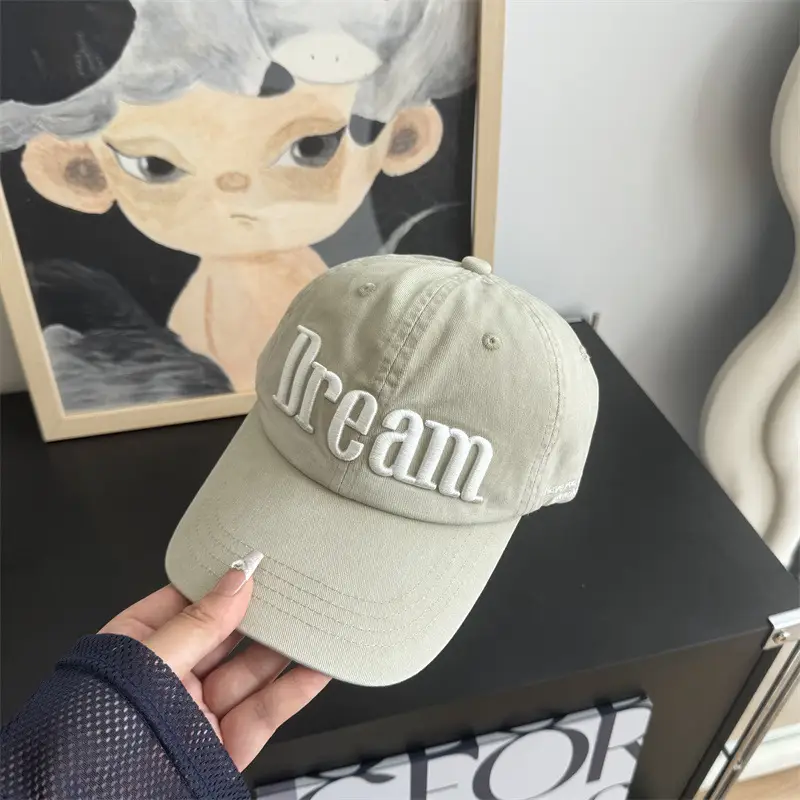 Women Korean Letter Embroidered Baseball Cap — feature 16