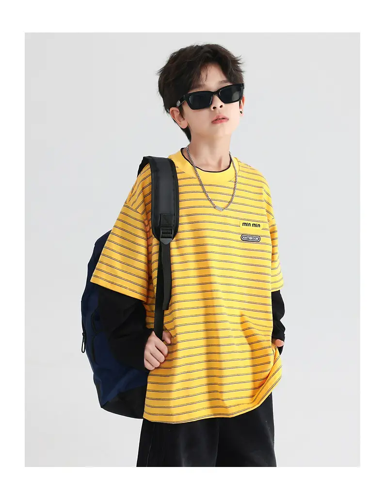 Boys Striped Long Sleeve T-Shirt 2025 New — feature 19
