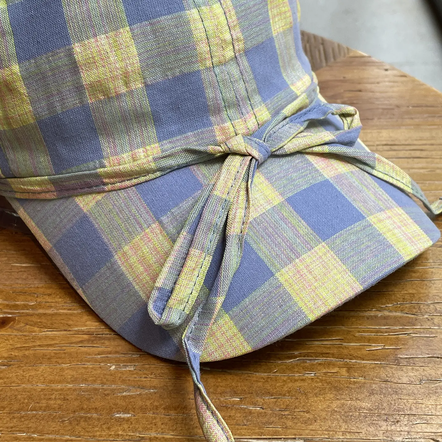 2026 Plaid Bow Baseball Cap for Women Large Soft Cotton — feature 18