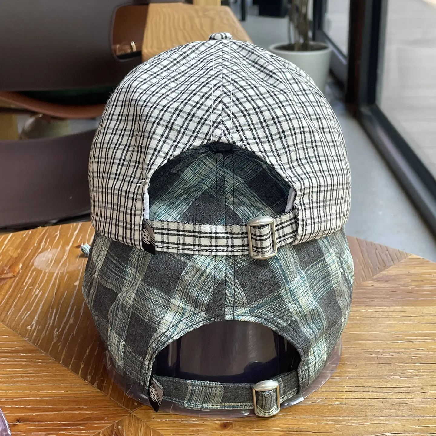 2026 Plaid Bow Baseball Cap for Women Large Soft Cotton — feature 5