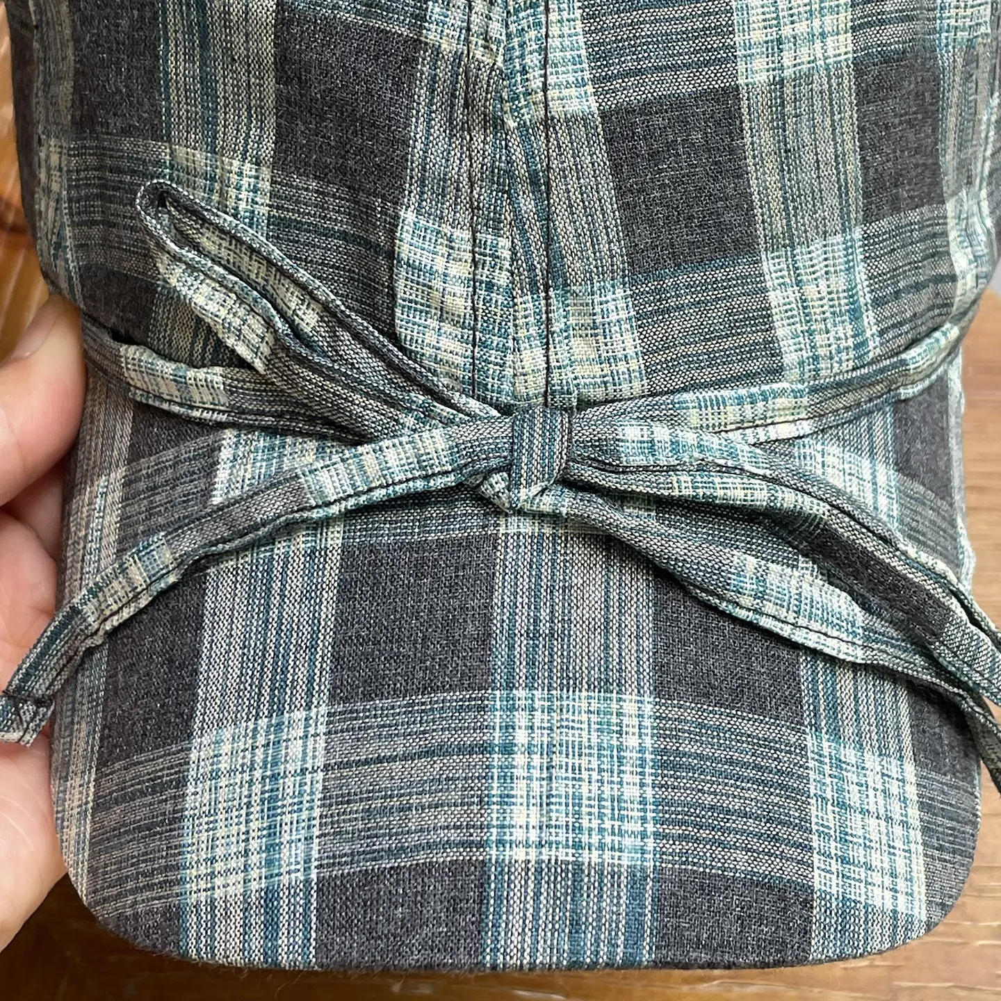 2026 Plaid Bow Baseball Cap for Women Large Soft Cotton — feature 9