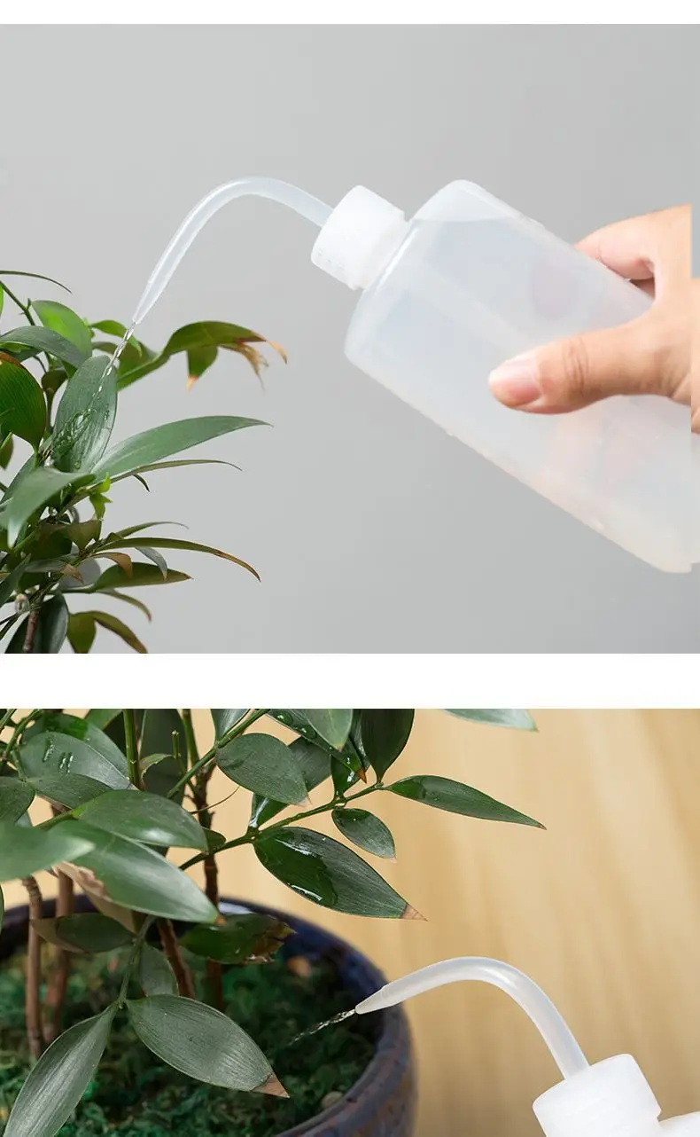 Pointed Spout Curved Spout Squeeze Pot Tool Household Watering Small Watering Can for Flower Cultivation Indoor Plants Succulent Watering Pot Long Spout Pot — feature 6