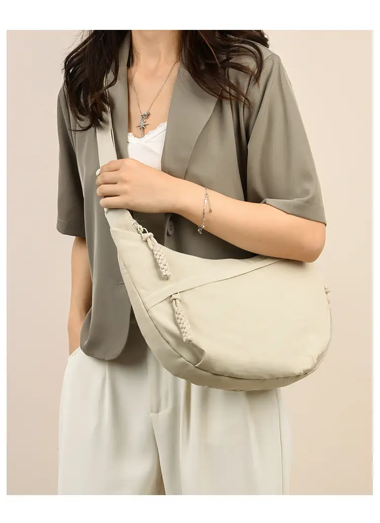 Japanese Style Pink Crossbody Bag Large Capacity — feature 15