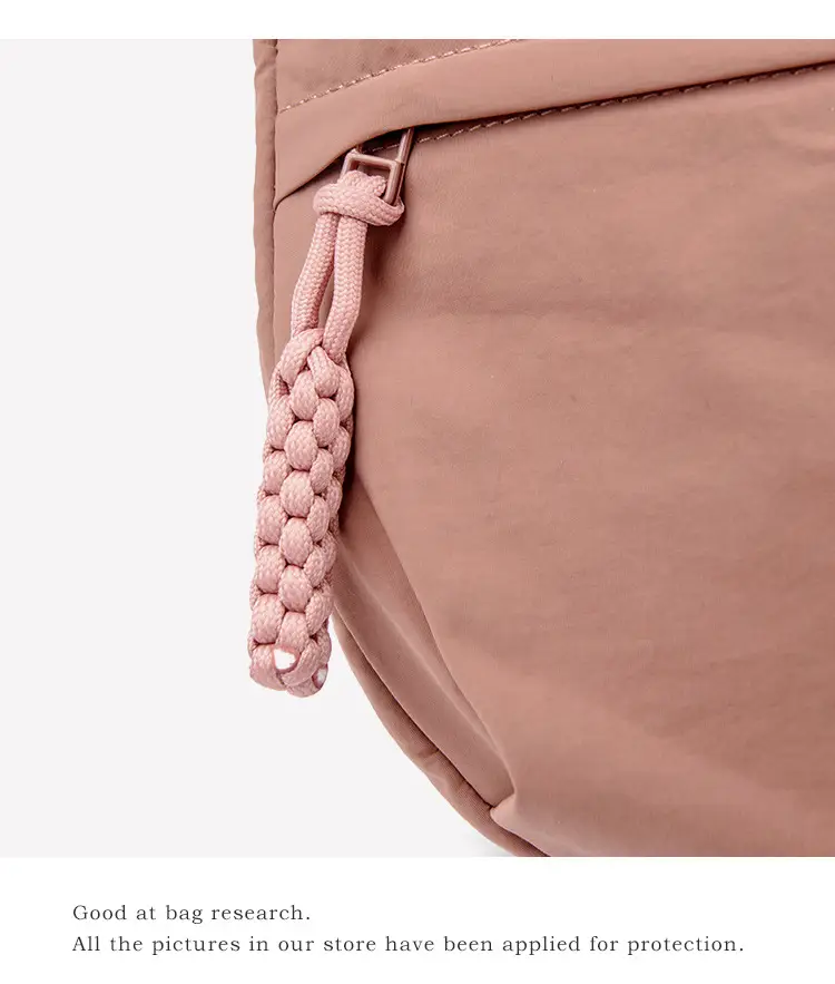 Japanese Style Pink Crossbody Bag Large Capacity — feature 8
