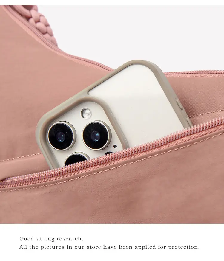 Japanese Style Pink Crossbody Bag Large Capacity — feature 9