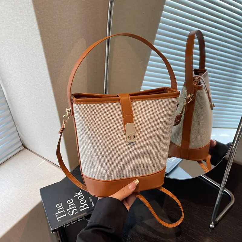 Women's Contrasting Stitching Belt Bag 2025 Summer Style