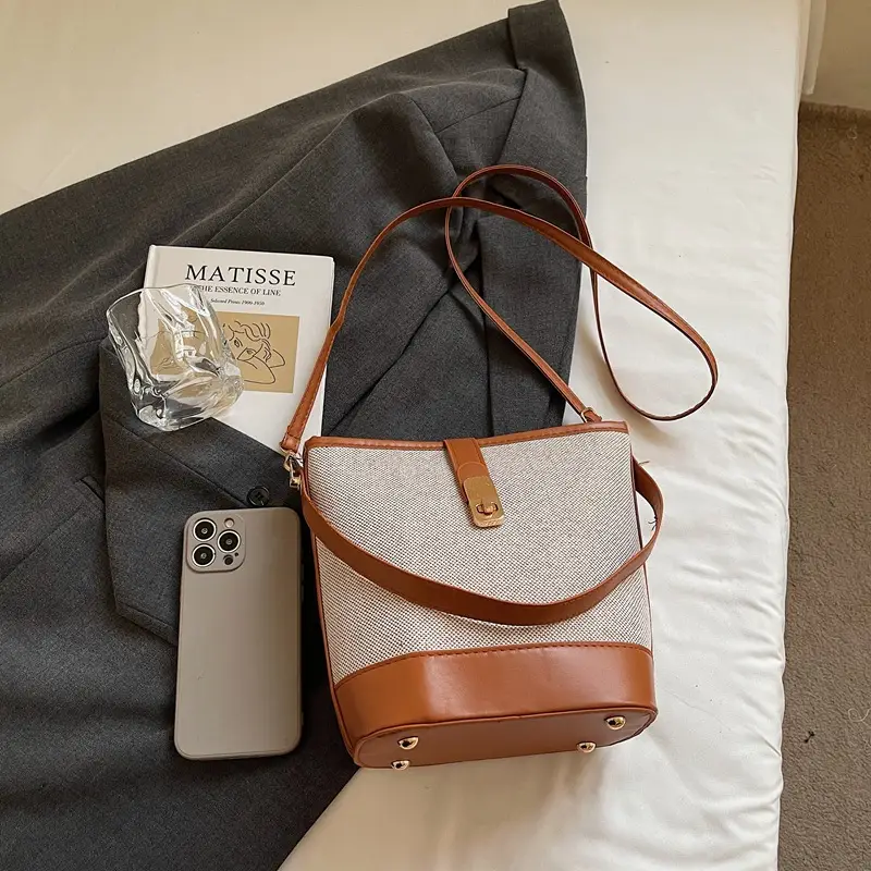 Women's Contrasting Stitching Belt Bag 2025 Summer Style