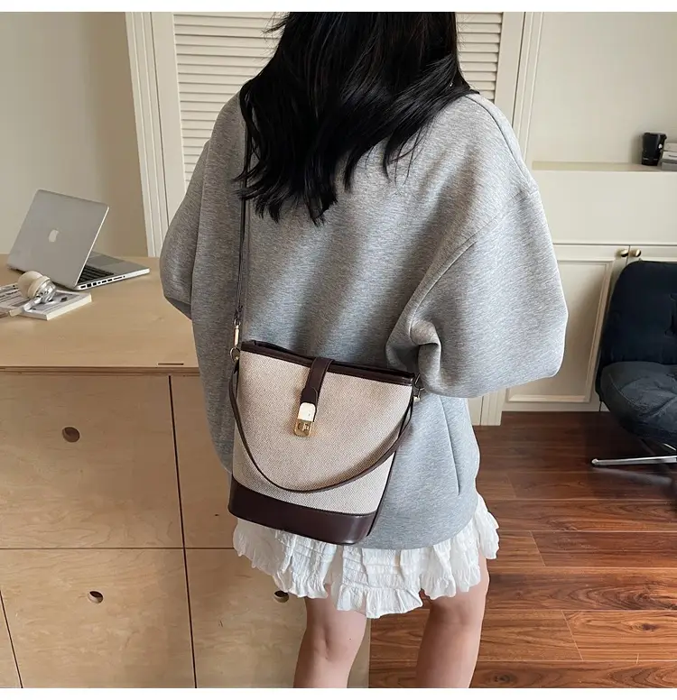 Women's Contrasting Stitching Belt Bag 2025 Summer Style — feature 16