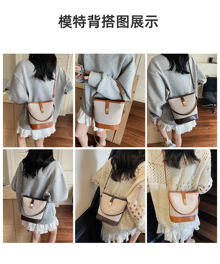 Women's Contrasting Stitching Belt Bag 2025 Summer Style — feature 3