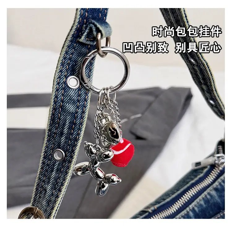 Women's Denim Crossbody Bag Large Capacity Shoulder Bag — feature 11
