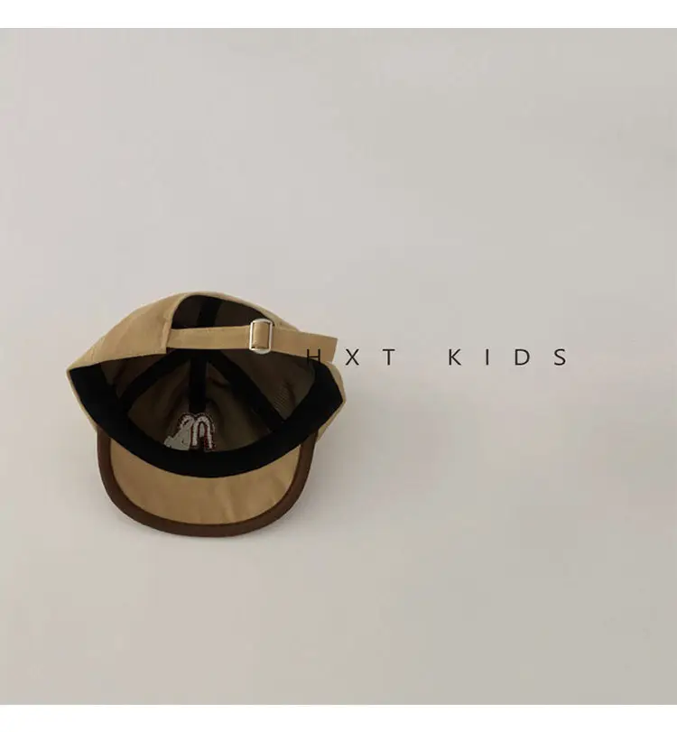 Baby Cap with M Logo Beige Duckbill Hat — feature 11