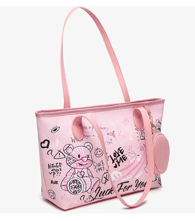 Women's Blue Graffiti Shoulder Bag 2025 — feature 16