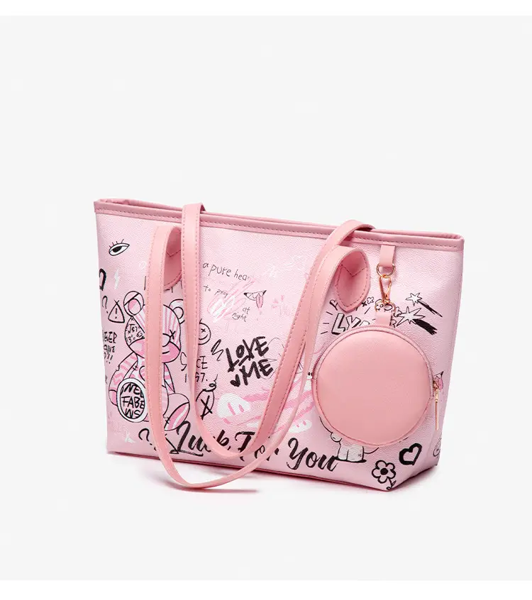 Women's Blue Graffiti Shoulder Bag 2025 — feature 17