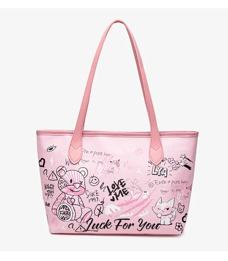 Women's Blue Graffiti Shoulder Bag 2025 — feature 18