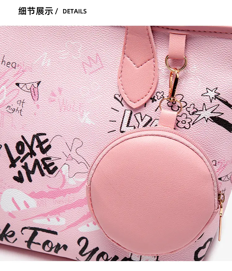 Women's Blue Graffiti Shoulder Bag 2025 — feature 22