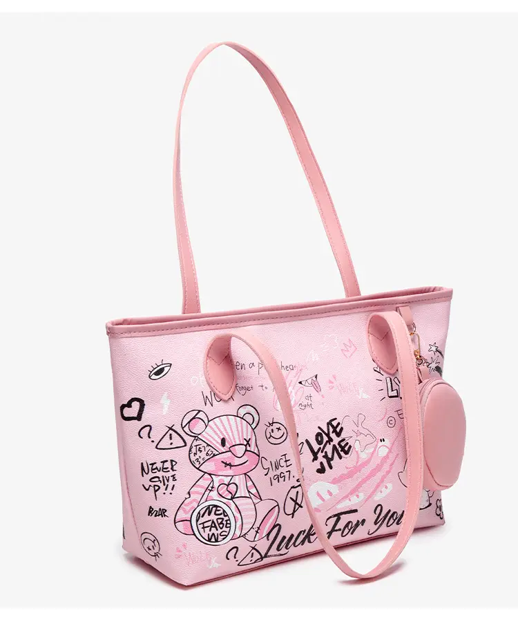 Women's Blue Graffiti Shoulder Bag 2025 — feature 3