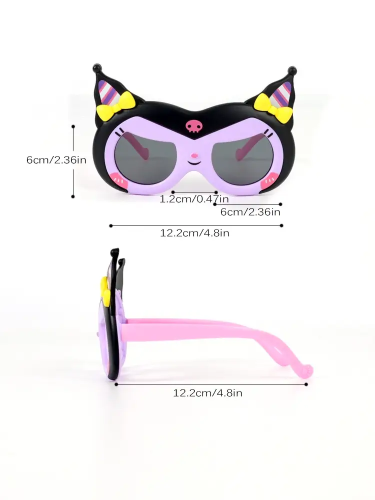 Children's Cartoon Kuromi Silicone Sunglasses Anti-UV — feature 3