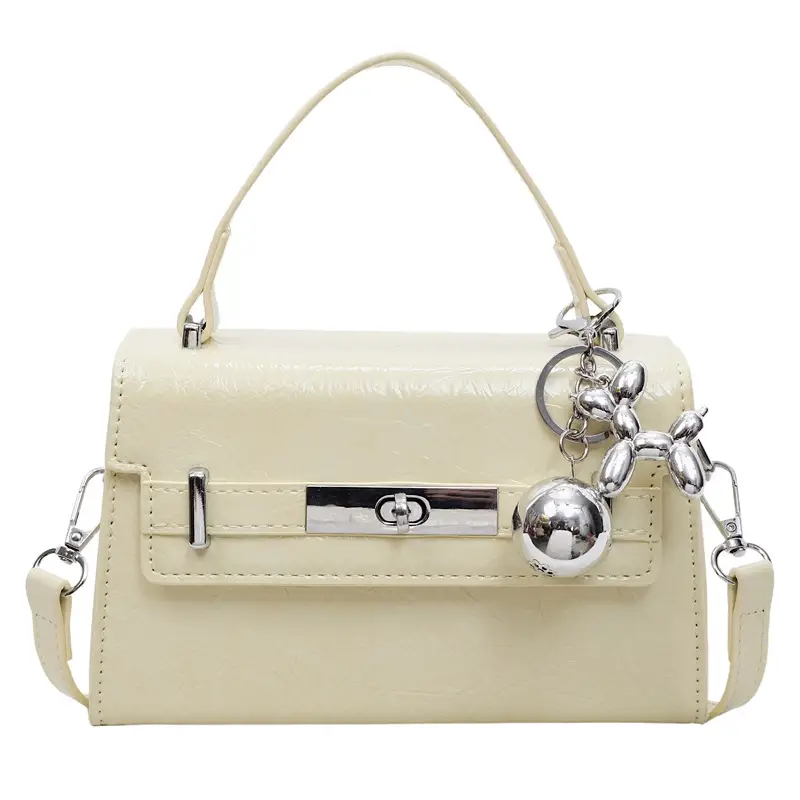 Women's Pink Leather Shoulder Crossbody Bag 2026 - Image 5