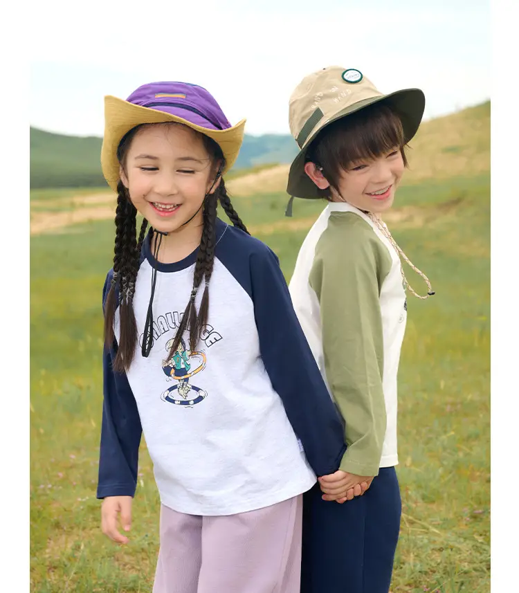 Cotton Long Sleeve T-Shirt for Girls Boys Medium Large — feature 17