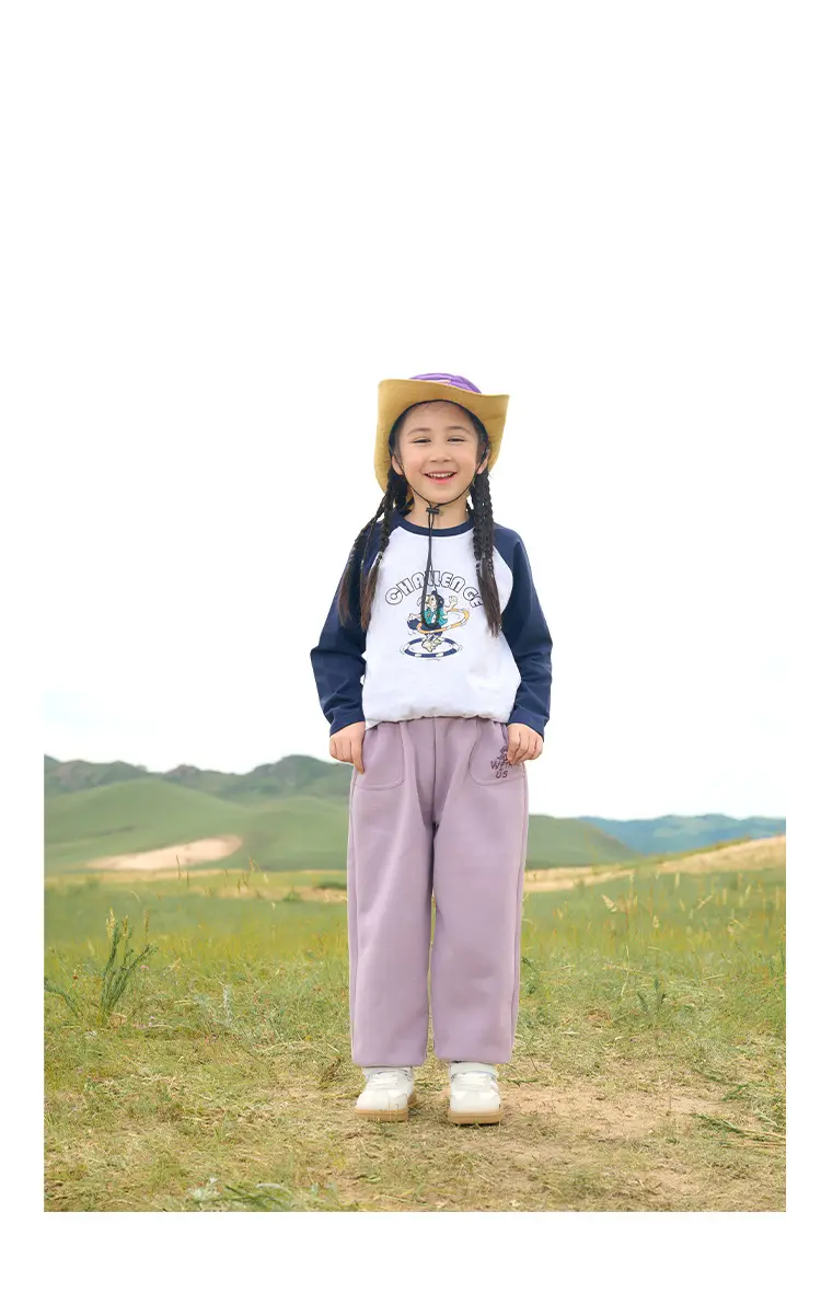 Cotton Long Sleeve T-Shirt for Girls Boys Medium Large — feature 26