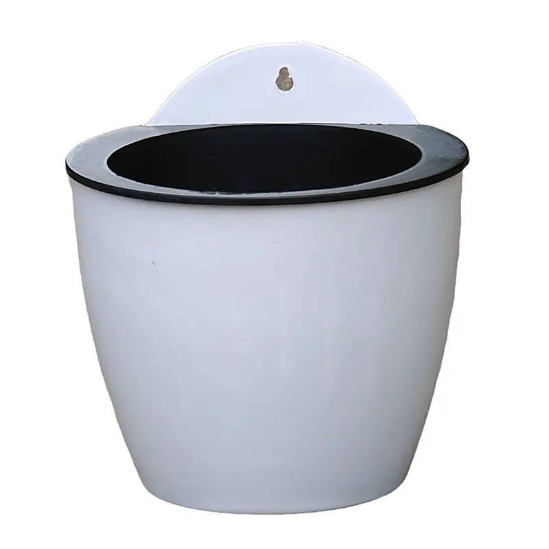 Wall-Mounted Flower Pot, Lazy Pot, No Watering Required, Wall-Mounted, Nail-Free Succulent Flower Pot, Pothos Hanging Basket Pot, Wall-Mounted Plastic Flower Pot - Image 8