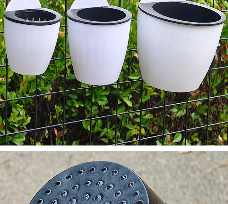 Wall-Mounted Flower Pot, Lazy Pot, No Watering Required, Wall-Mounted, Nail-Free Succulent Flower Pot, Pothos Hanging Basket Pot, Wall-Mounted Plastic Flower Pot — feature 8