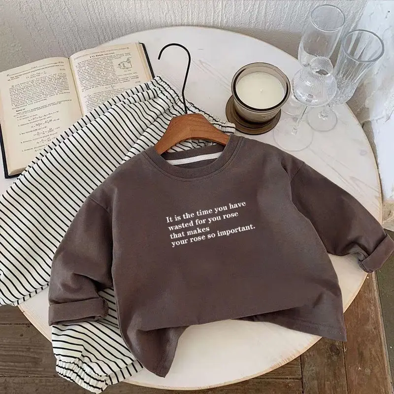 Kids Brown Power Jersey Sweatshirt 2025 — feature 1