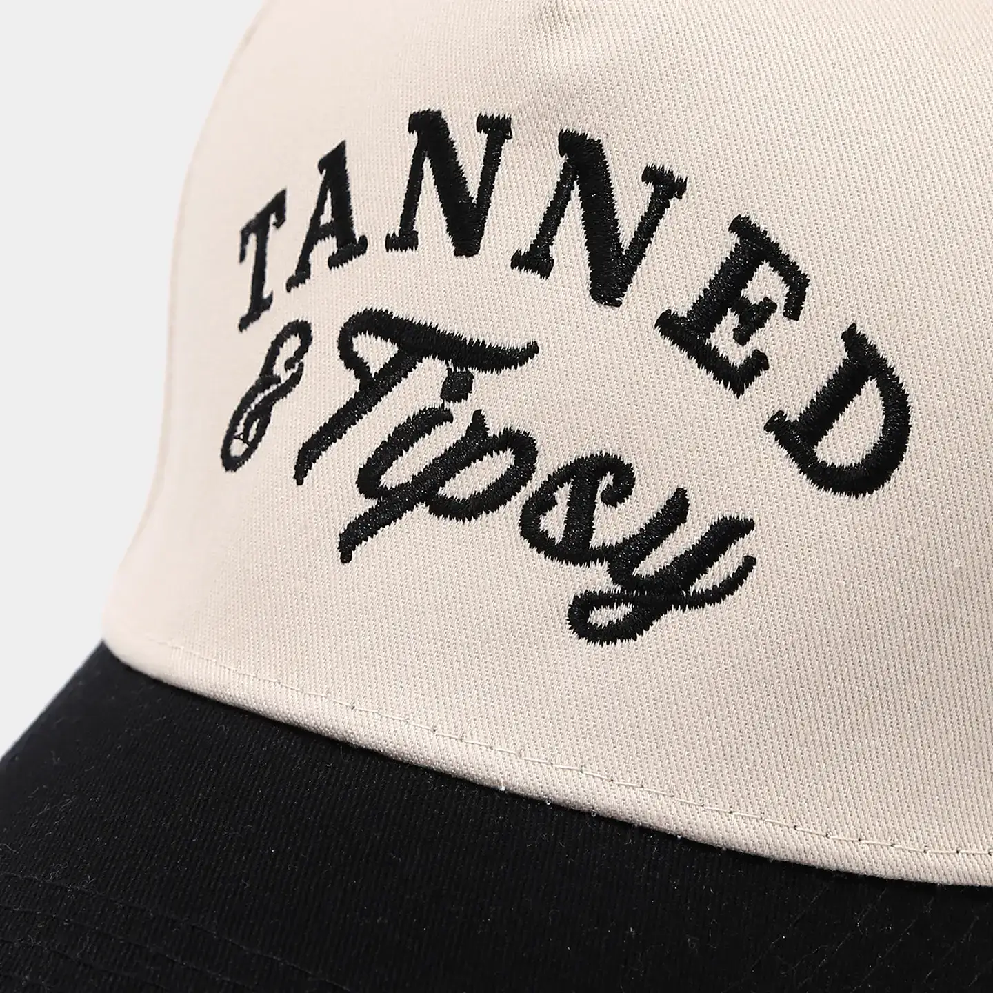 Tanned & Tipsy Red White Cap for Men Women