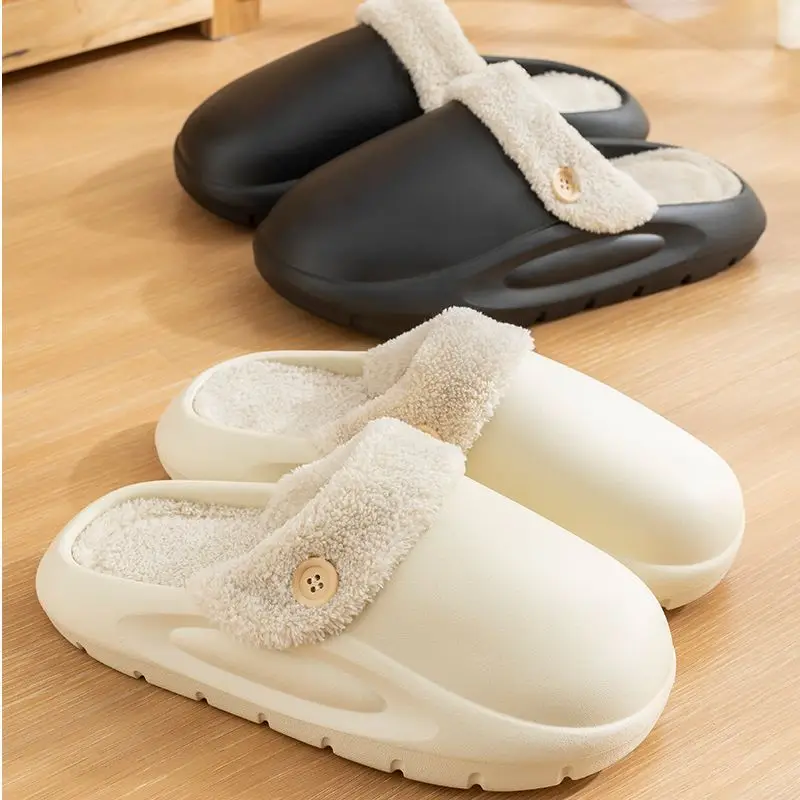 2025 Waterproof Cotton Slippers Women Winter Comfort - Image 5