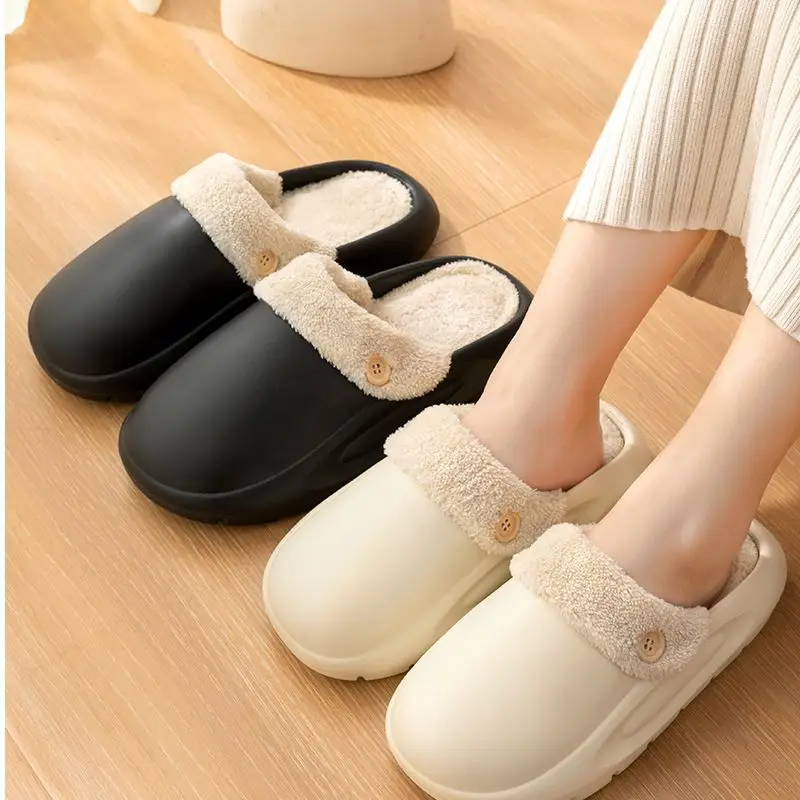 2025 Waterproof Cotton Slippers Women Winter Comfort - Image 6