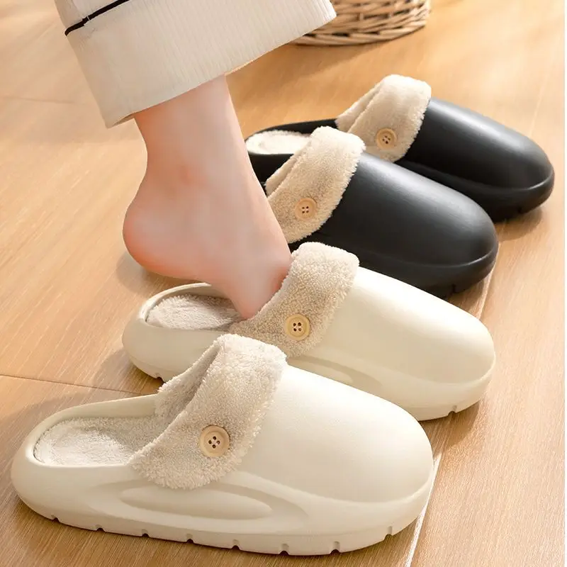 2025 Waterproof Cotton Slippers Women Winter Comfort - Image 7