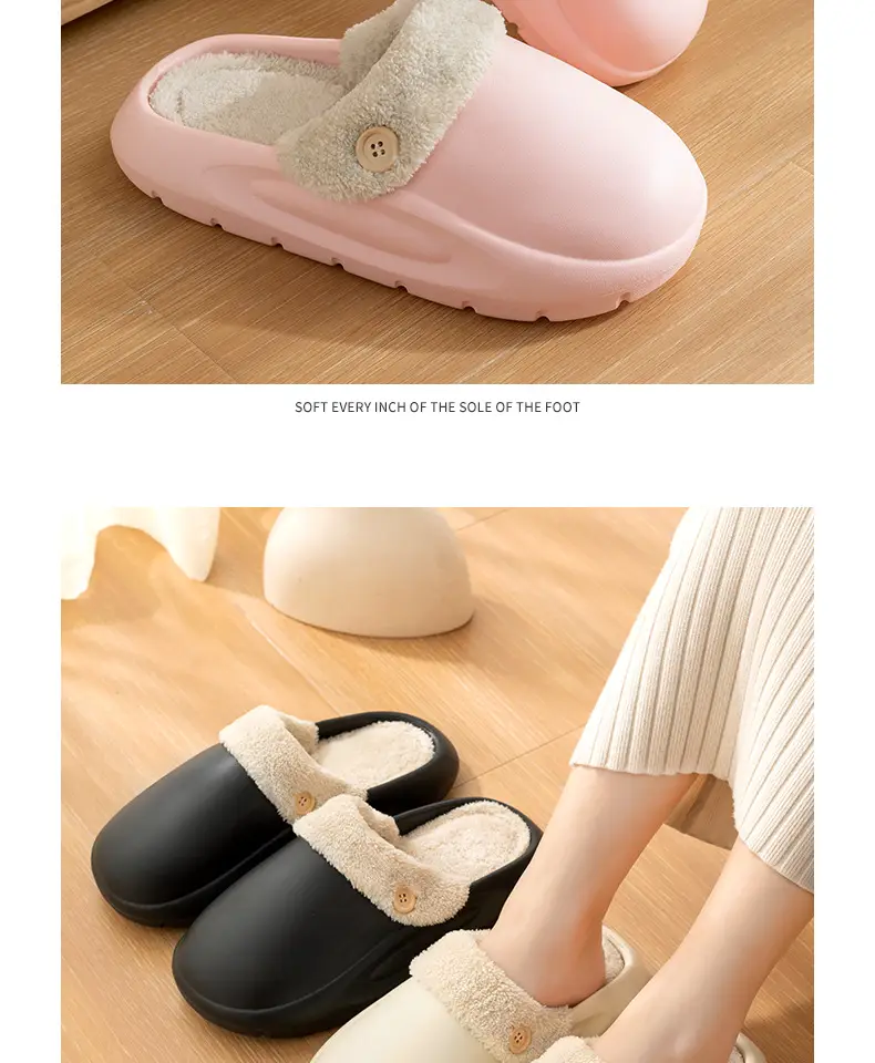 2025 Waterproof Cotton Slippers Women Winter Comfort — feature 21