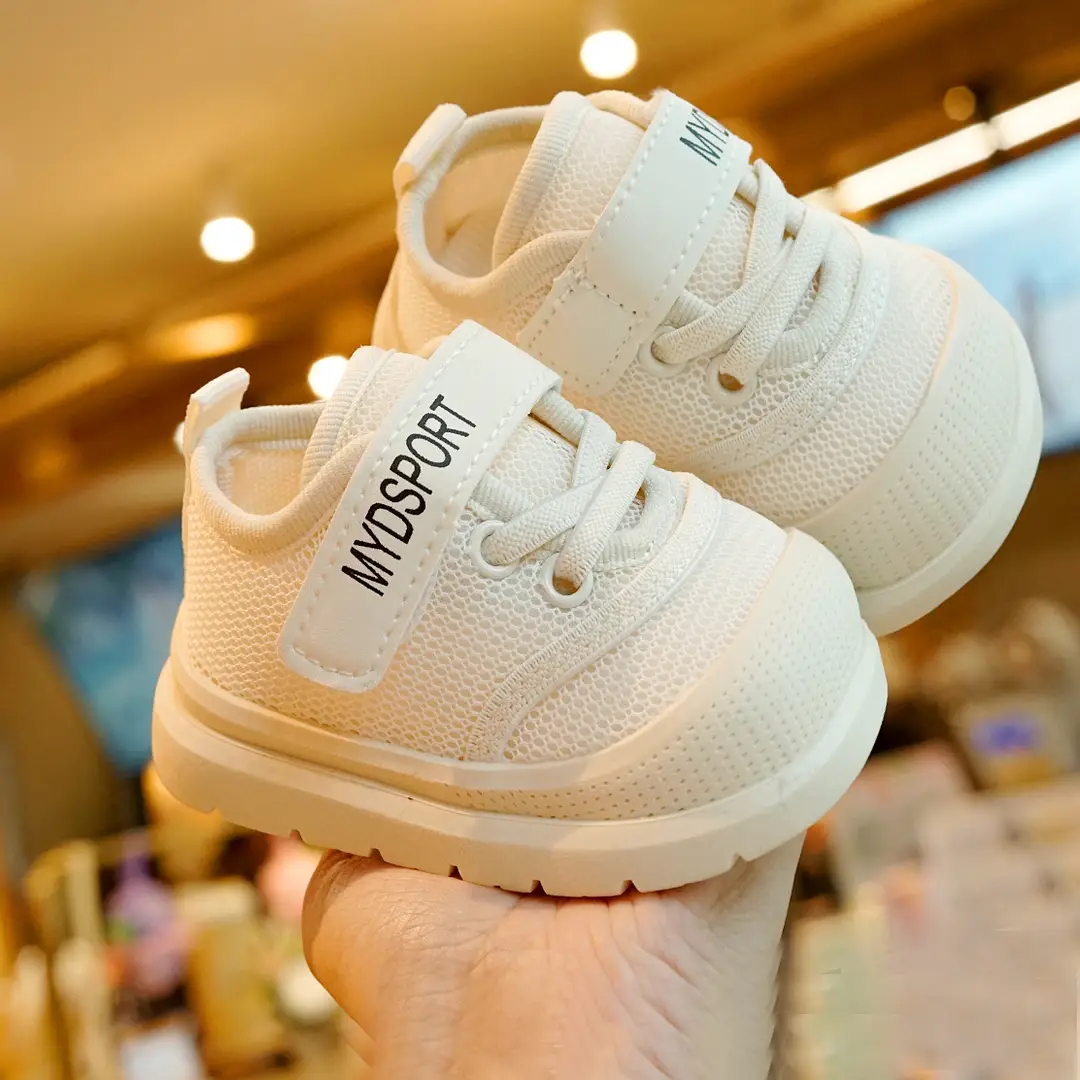 Toddler Shoes Spring & Fall New Beginner Baby Shoes 1-2 Years Old Baby Shoes Soft Sole Non-Slip Breathable Anti-Falling