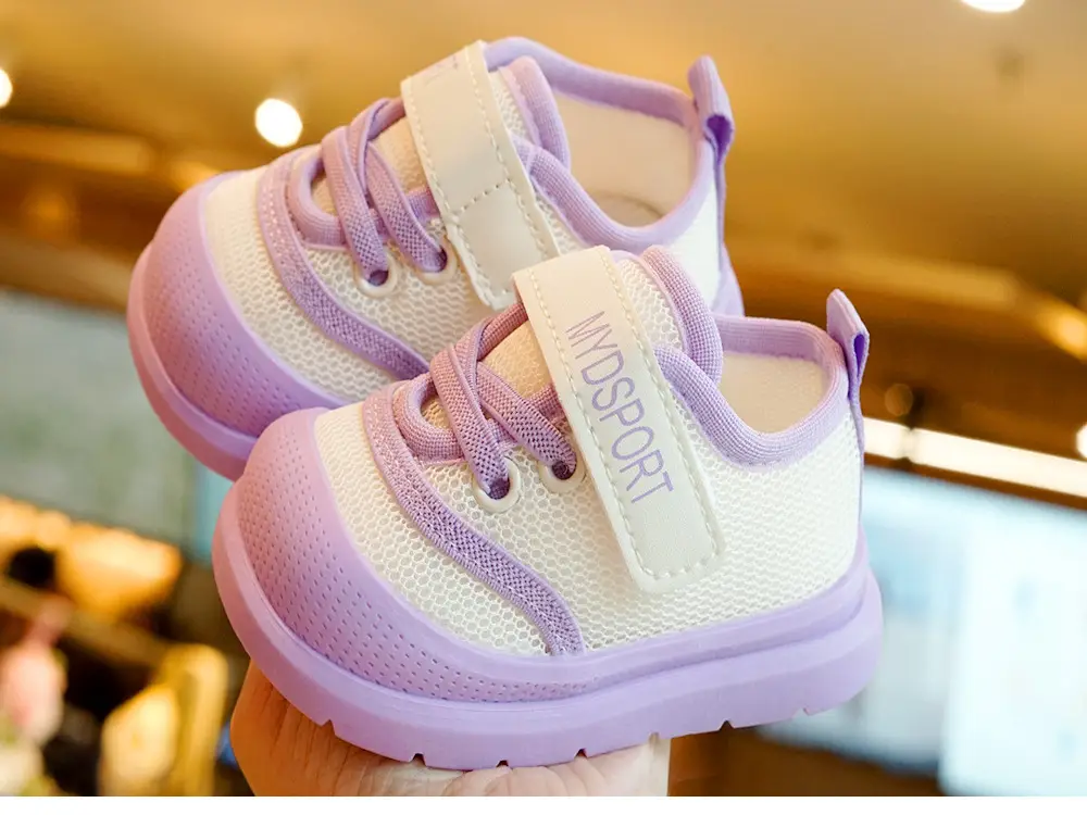 Toddler Shoes Spring & Fall New Beginner Baby Shoes 1-2 Years Old Baby Shoes Soft Sole Non-Slip Breathable Anti-Falling — feature 9