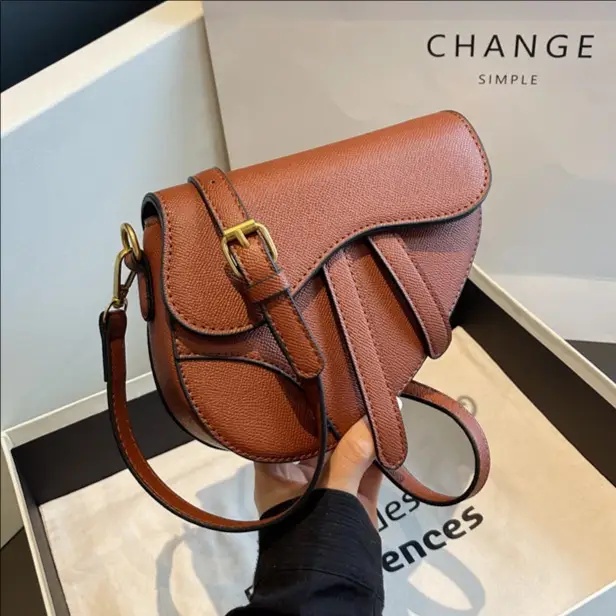 Trendy Brown Leather Crossbody Bag for Women 2025 - Image 7