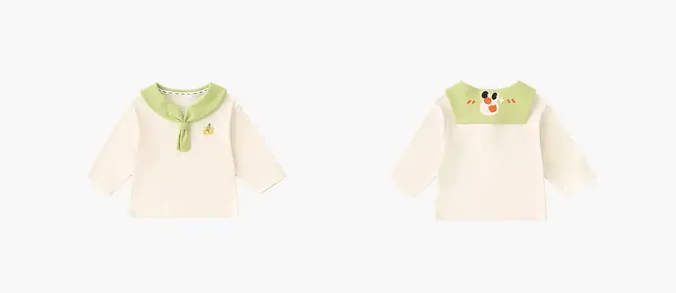Duduia Boys T-Shirt Yellow Collar Spring — feature 11