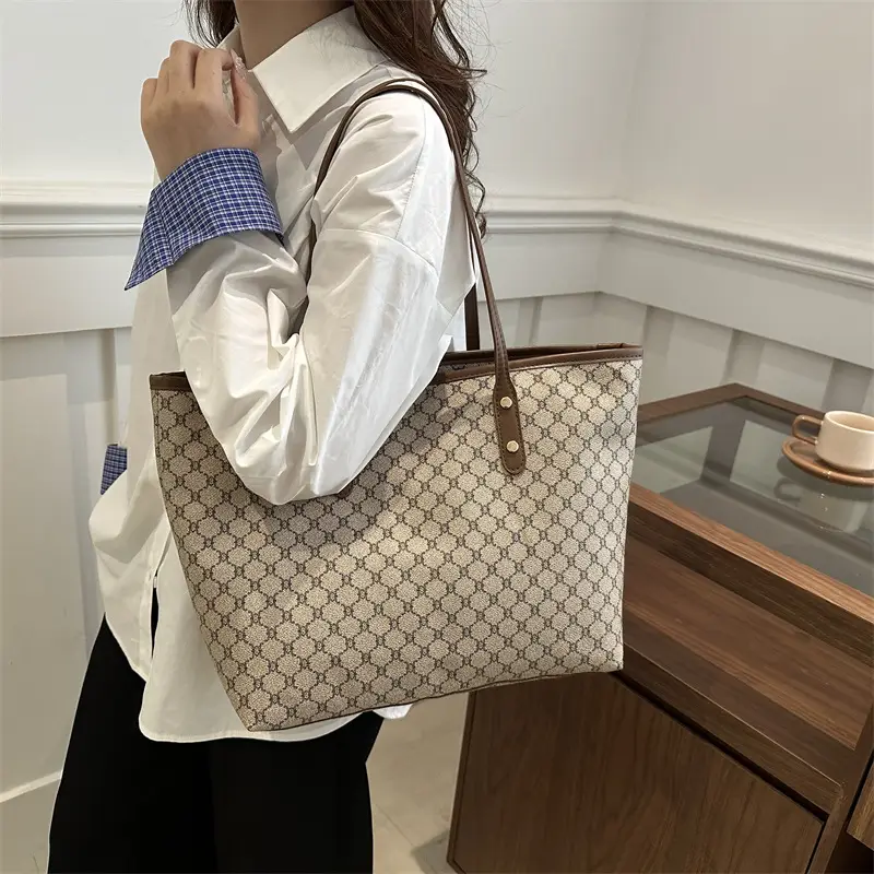 Women Large Capacity Tote Bag 2025 Summer New Trendy - Image 5