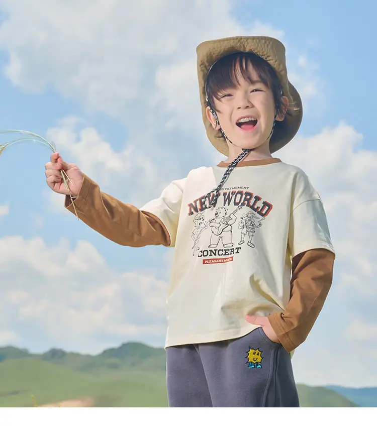 Girls & Boys Cotton Long Sleeve T-Shirts Set — feature 20