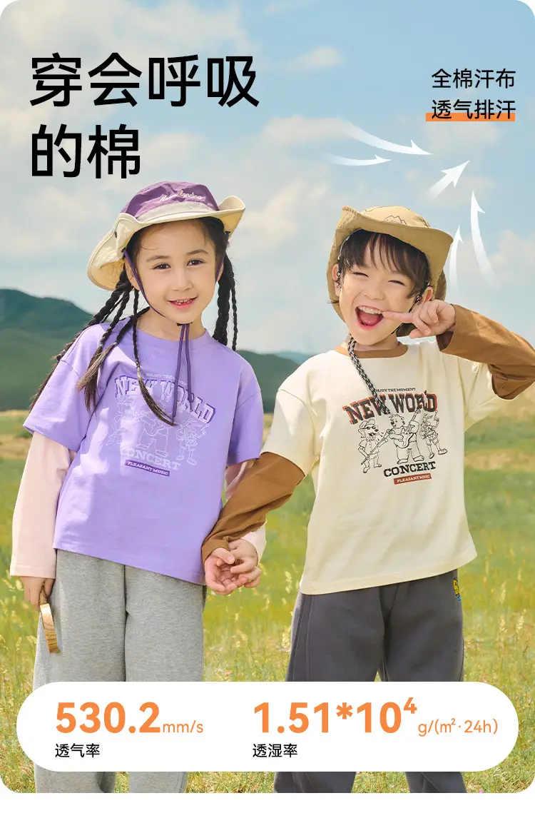 Girls & Boys Cotton Long Sleeve T-Shirts Set — feature 3