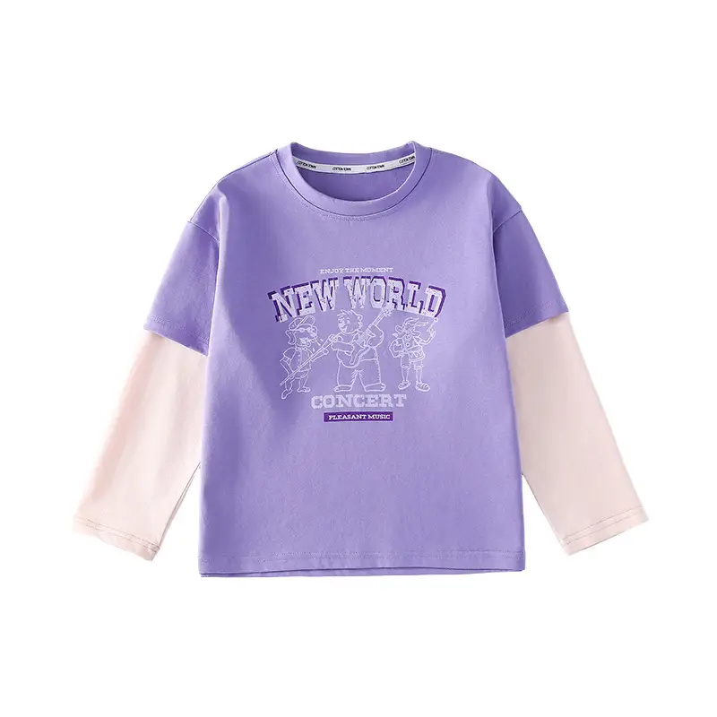 Girls & Boys Cotton Long Sleeve T-Shirts Set