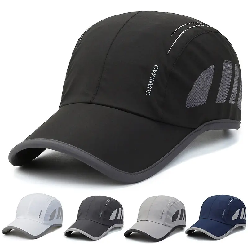 Men Summer Thin Peaked Cap Outdoor Sun Protection