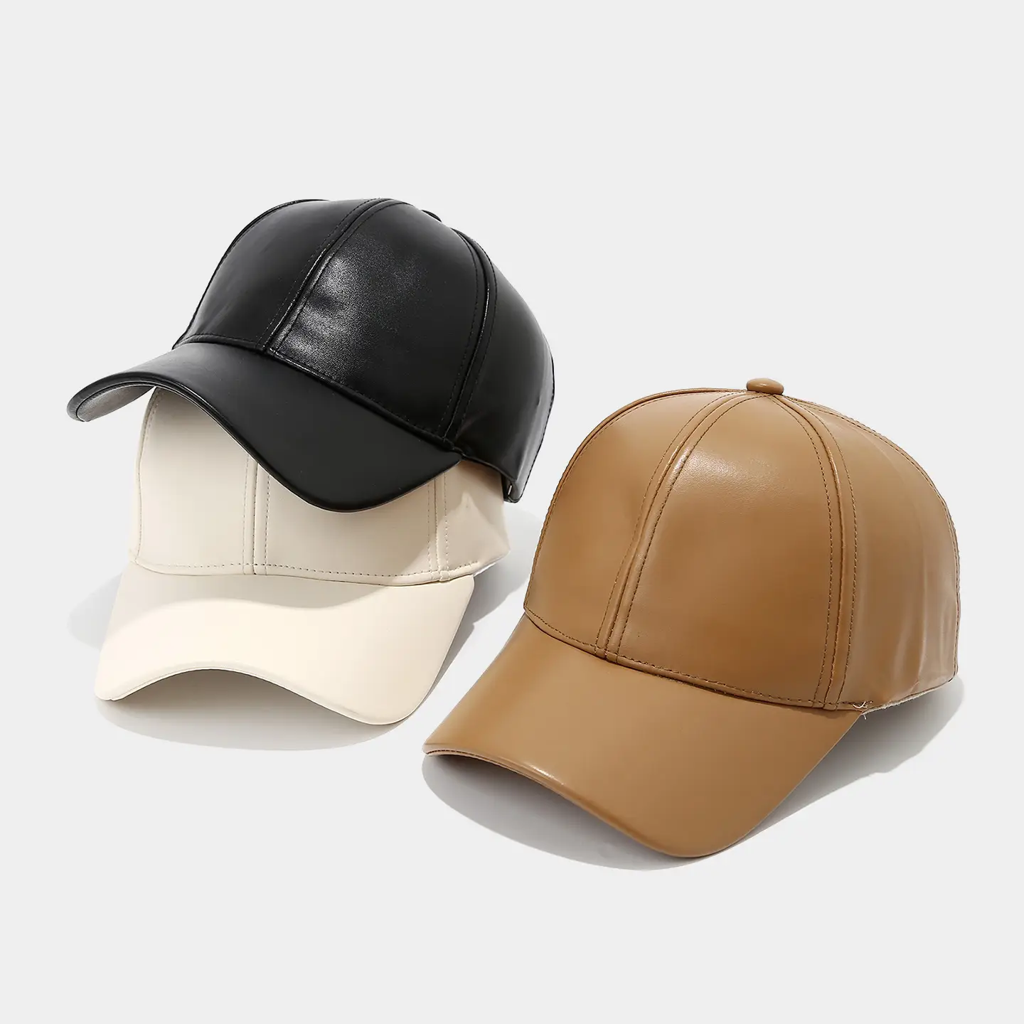 European & American Pu Leather Baseball Caps for Men - Image 12