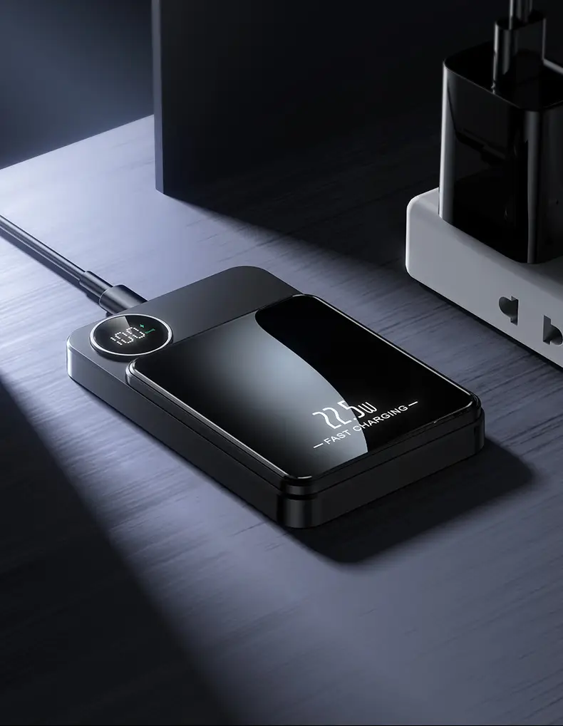 Cross-Border Magsafe Magnetic Wireless Power Bank 10000 Mah Ultra-Thin Fast Charging Mobile Power Supply Logo Printing — feature 18