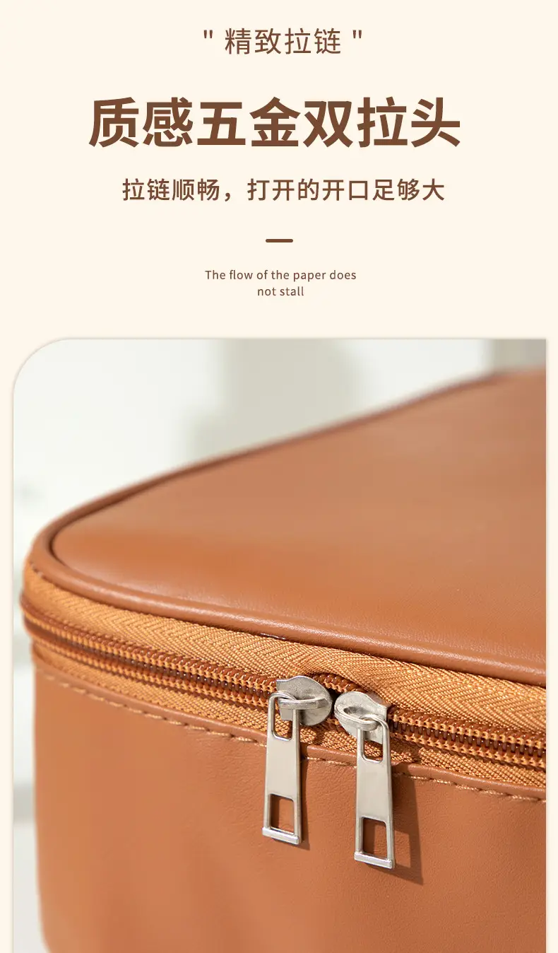 Women's Waterproof Travel Makeup Bag with Detachable Brushes — feature 8