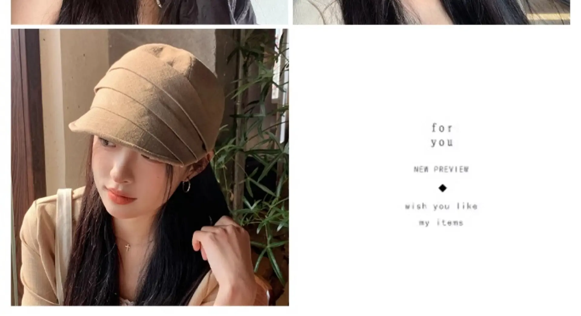 Japanese Style Duckbill Cap for Women Brown 2025 — feature 2