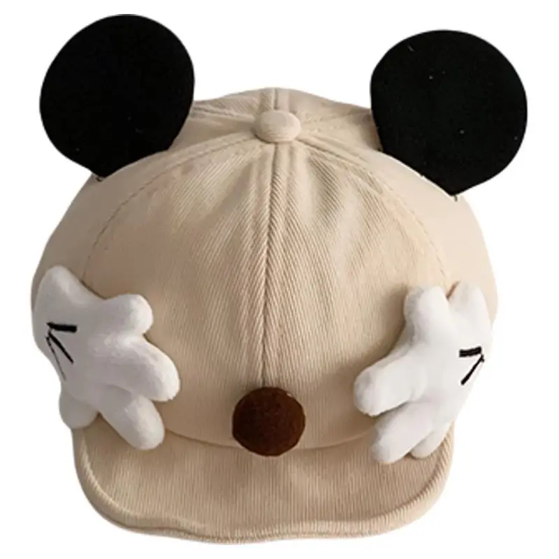 Cute Cartoon Baby Hats Blue Beige Brown Winter Windproof - Image 9