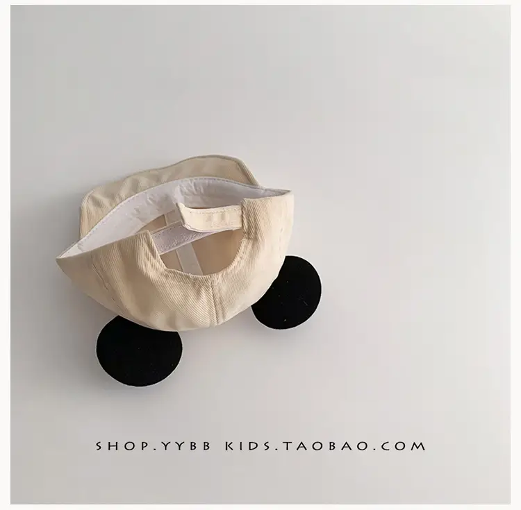 Cute Cartoon Baby Hats Blue Beige Brown Winter Windproof — feature 5
