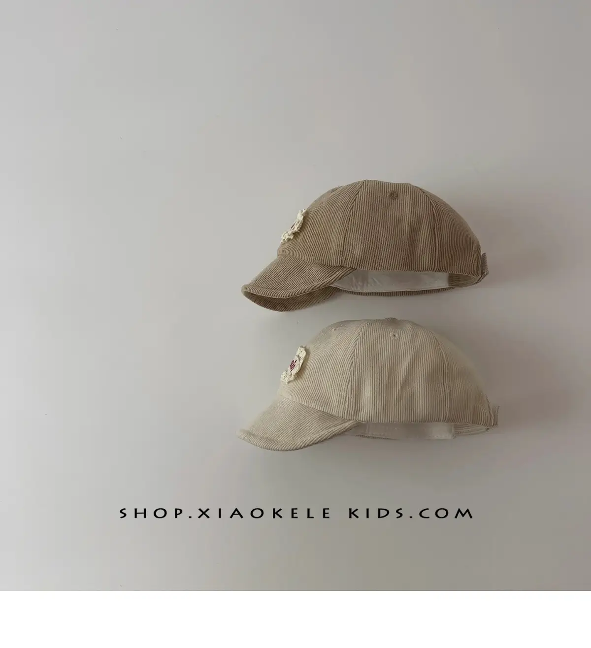 Baby Beanie Cap Beige Soft Brim Baseball Cap — feature 4