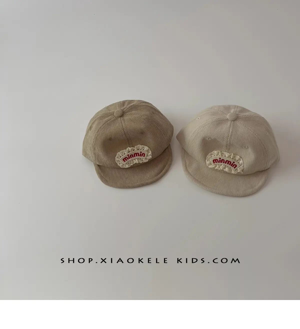 Baby Beanie Cap Beige Soft Brim Baseball Cap — feature 5